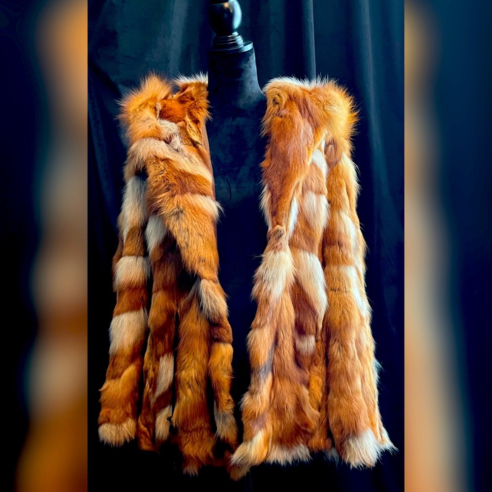 Greek Fur Coat (Natural Fox Fur Coat)